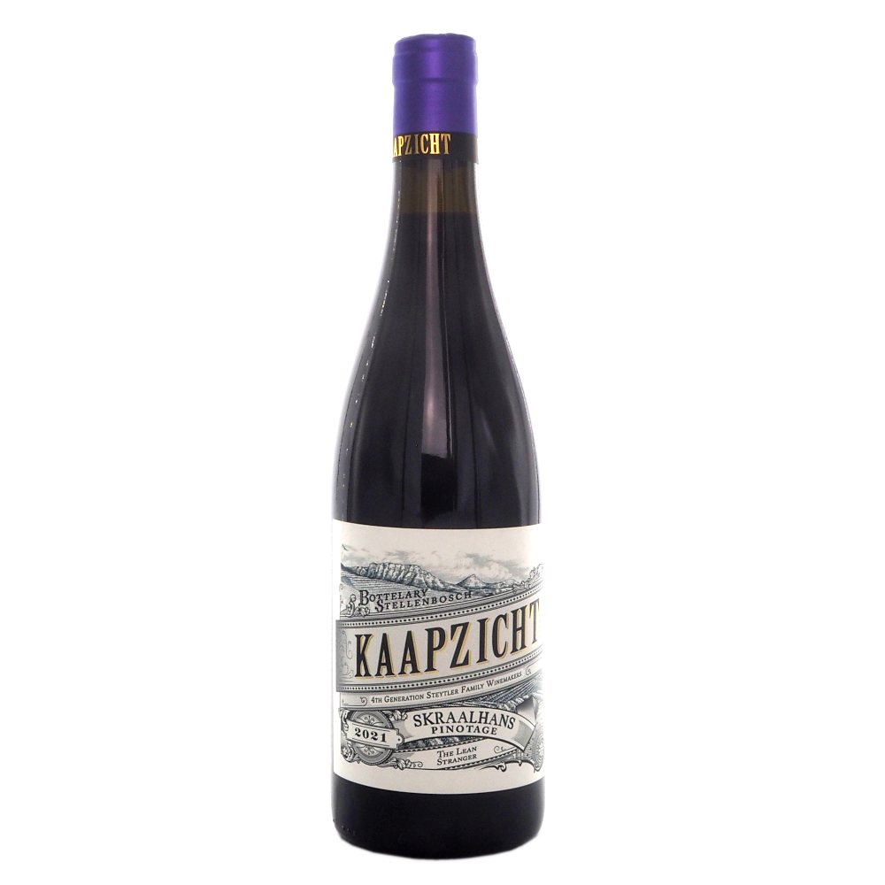Roedvin-sydafrika-stellenboch-pinotage-skraalhans-2021-kaapzicht-vinogvelsmag
